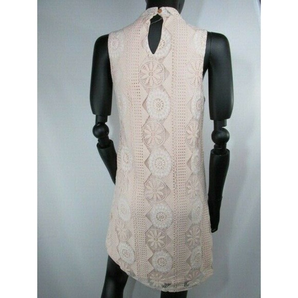 C Label High Chocker Crochet Lace Dress - Picture 8 of 12